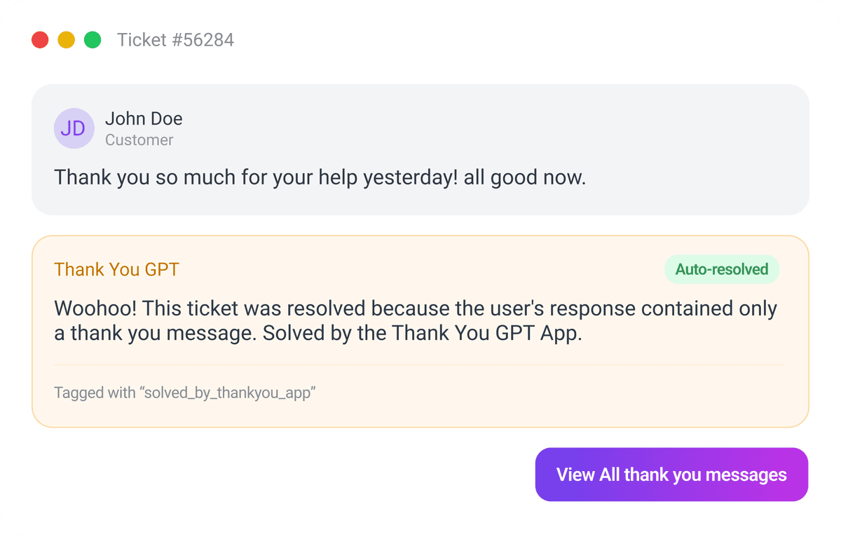 Thank You GPT App Interface