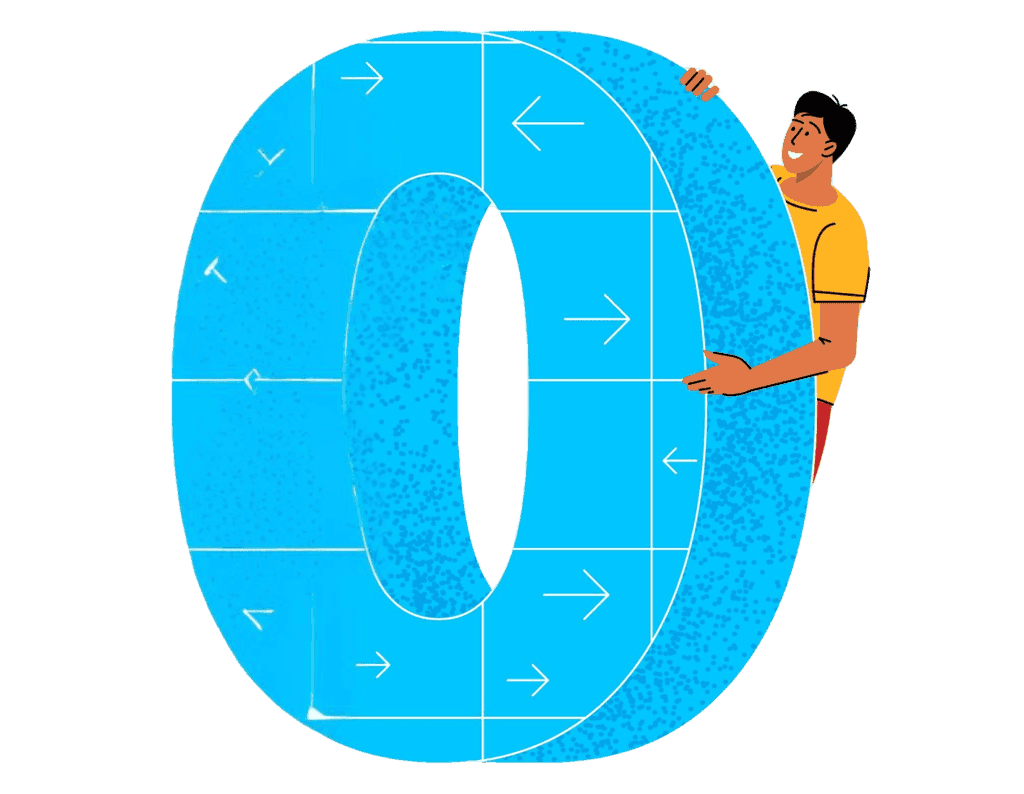Zero data retention illustration