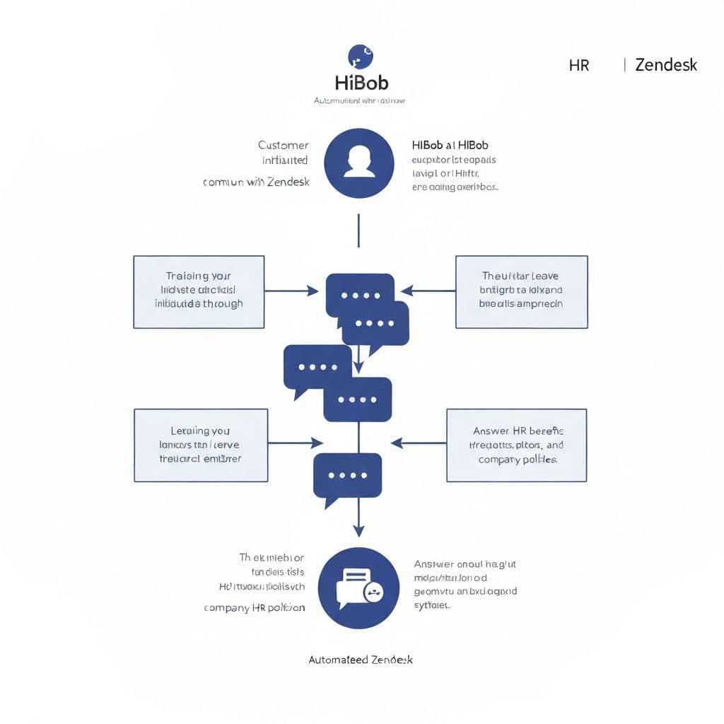 HiBob automation workflow connected to Zendesk